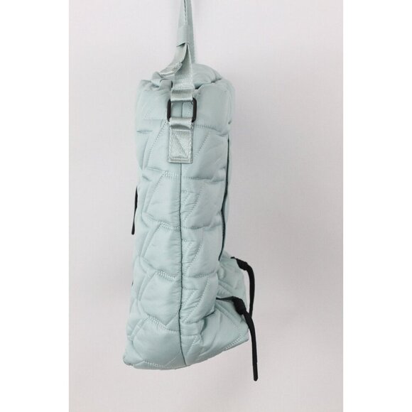 Gymshark Women Tote Premium Collection Yoga Quilted Frost Teal Size 12.5x13x5.3 - Picture 7 of 13